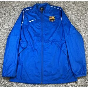 Nike Women's Park 20 Barcelona FC Soccer Jacket Blue Full Zip Size SMALL